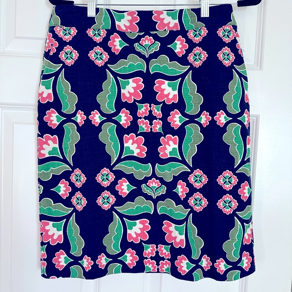 Boden Flowered Skirt